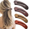 4 PCS Flat Claw Clips, Large Lay Flat Hair Clips