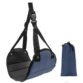Foot Hammock for Flight,Travel Foot Rest for Airplanes for Long Haul Flight Essentials Airplane Essential (Navy Blue)