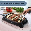 OVENTE Electric Indoor Grill with 13x10 Inch Non-Stick Cooking Surface,