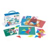 Miniland 32163 Tangram Game for Light Tables, Multi-Colour, M