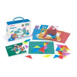 Miniland 32163 Tangram Game for Light Tables, Multi-Colour, M
