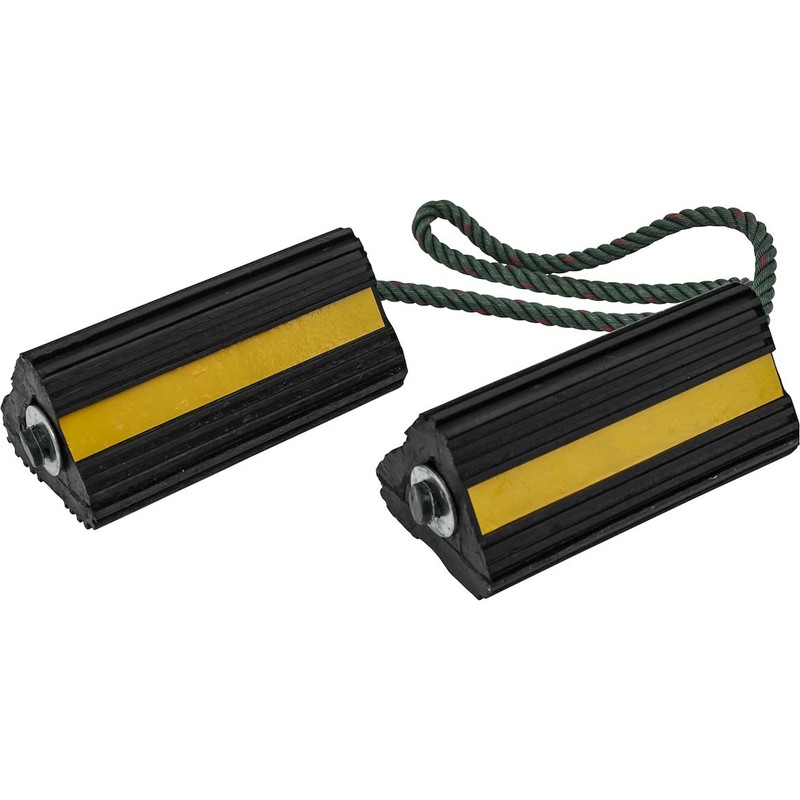 Buyers Products WC24483 Heavy Duty Wheel Chock Set, 4 x