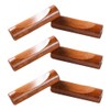 6 Pieces Natural Wooden Chopstick Rest Stands Spoon Rest Dinner