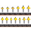 Router Bits Set 1/2 Shank - BAIDETS 35 PCS Router