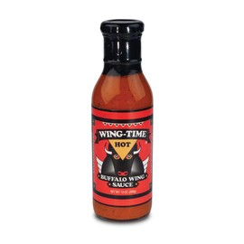 Wing Time, Sauce Buffalo Wing Hot, 13 Ounce (Pack of 1)