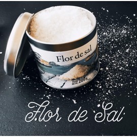 GLOSA MARINA Flor de Sal (Fleur de Sel) Meersalz feinste Salzflocken - das perfekte Geschenk aus Mallorca Spanien (1x200g)