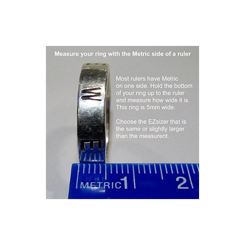 EZsizer Ring Size Reducer, Ring Guard, Ring Size Adjuster Size: