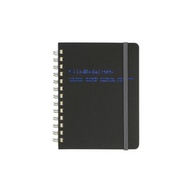 [Delfonics Planner 2026 Edition/Starting October 2025] Rollbahn Diary Homme M Schedule Book Monthly (Black)