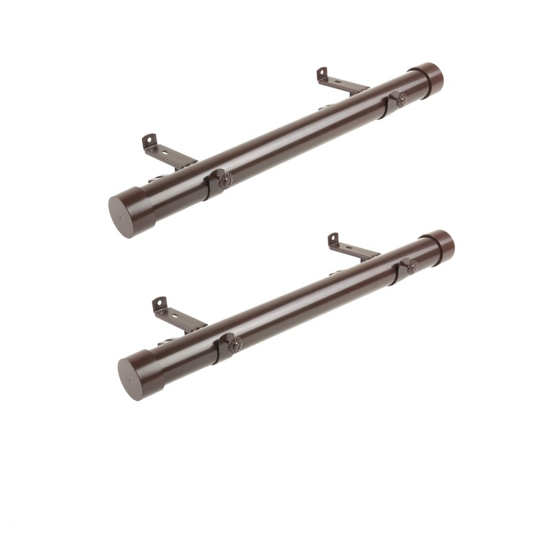 Rod Desyne SIDE150-7 1.5" Side Curtain Rod, 12-20 inch (Set