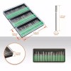 ZFE Diamond Burr Bits Drill Kit for Rotary Tool Metal Woodworking Router Grindin