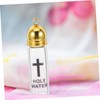 ULTECHNOVO Holy Water Bottle with Cross Design for Baptism for