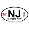 US Decal, Inc. Margate City, New Jersey Oval Sticker