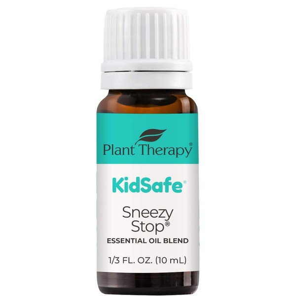 Plant Therapy KidSafe Sneezy Stop Essential Oil Blend 10 mL (1/3 oz) 100% Pure, Undiluted, Therapeutic Grade