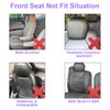 Car Seat Covers, 9PCS Butterfly Print High Back Vehicle Front