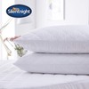 Silentnight Supersoft Quilted Waterproof Pillow Protector, Microfibre, White, Pack of