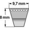 Optibelt XPZ-987 XEP Super XE-POWER PRO Maintenance-free Drive Belt
