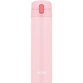 Thermos FJM-450 LP Vacuum Insulated Straw Bottle, 15.9 fl oz (450 ml), Light Pink, Cold Retention