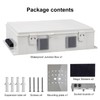 Namunanee Outdoor Electrical Junction Box with High Power Outlet, ABS