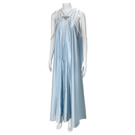 GoodTHskycos Queen Padme Amidala - Disfraz de Amidala para mujer, trajes azules de Amidala Cosplay de Halloween (XL)