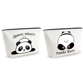Yoxiumi Panda Gifts for Women Panda Stuff Pandas Bag Panda Gift Bag Panda Purse Funny Coin Purse Panda Accessories Pandas Makeup Bag Cute Panda Cosmetic Bag for Panda Lovers Panda Butt Gift,
