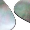 2PCS Set Guitar Picks Shell Teardrop Shaped Acoustic Guitar Picks