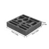 Operitacx Graphite Oil Tank Mold 3.94X3.94X0.79 Inch Multi-Hole Graphite Jewelry