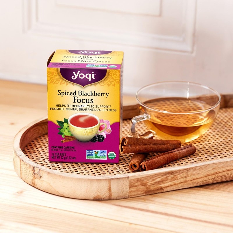 Yogi Tea Spiced Blackberry Focus (Pack 3) - 48 Tea