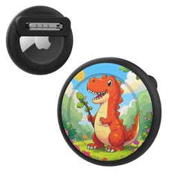 Airtag Holder for Kids Hidden Case, Cute Cartoon Airtag Tracker for Kid, AirTag Hidden Kids Holder with Invisible Pin, Anti Lost, for Children, Elderly, Luggage, Clothing