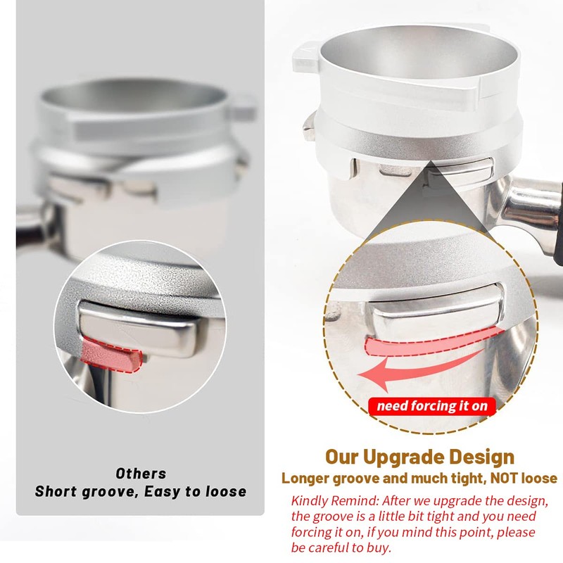 CreepyParty Coffee Dosing Ring 54 mm Espresso Coffee Accessrioes Dosing