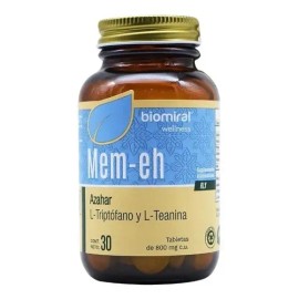 Mem-eh 30 Tab Control De Insomnio (triptófano, Azahar)                                                                                                