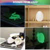 4PCS 3D Printed Dragon Eggs with Dragon Inside Articulated Crystal