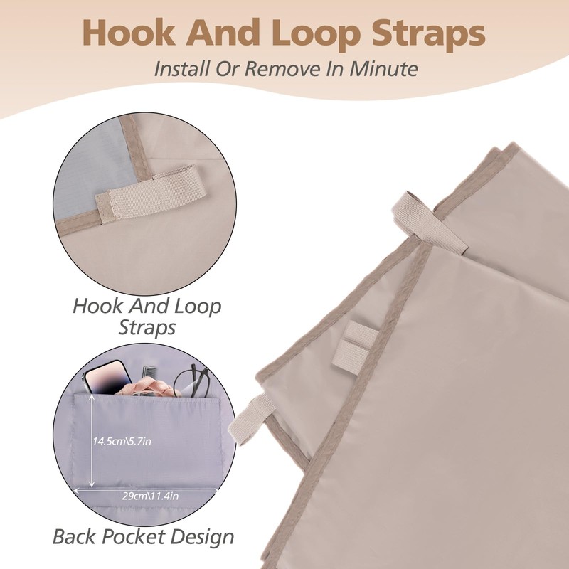 Privacy Curtain for Rolling Dance Bag, 59*31.5 Inch Partition Curtain