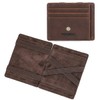 Contact's serie Magical Wallet Red Brown Full Grain Oil Beaded