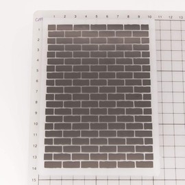 Bricks Wall Background Plastic Embossing Folder for Scrapbook DIY Album Card Tool Plastic Template Folders