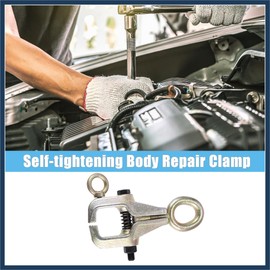 INFINAUTO Two-way Self-tightening Body Repair Clamp Dent Puller for Car Trucks Golf Cart ATV UTV Frame Pulling Clamp Auto Body Clamp Collision Repair Tool Dent Repair Clamp Stylish Design