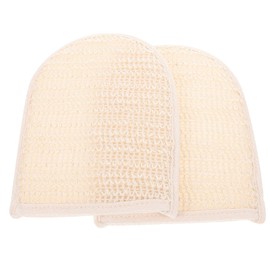 FOMIYES 2pcs Exfoliating Shower Gloves Bathing Mitts Skin- Scrubbers for Deep Cleansing Rich Foaming for Refreshing Bath