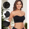 Curyon Strapless Bra Non-Slip Supportive Multiway Bandeau Tube Bra Padded