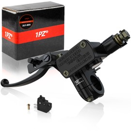 1PZ SU1-B05 7/8" 22mm Universal Left Brake Lever Master Cylinder for 50cc 70cc 90cc 100cc 110cc 125cc 150cc 200cc 250cc Motorcycle ATV Quad Moped Pit Dirt Bike