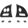 DIYUCAR Aluminium Alloy Black Car Styling Steering Wheel Knob Frame