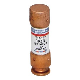 Ferraz Shamwut/Mersen TR-5R, 5 Amp (5A) 250V Fusetron Dual Element Time-Delay Current Limiting Class RK5 Fuse, UL Listed