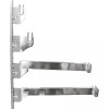 Exhivit Colgador De Cremallera Tipo U De 35cms P/ Barra