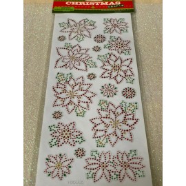 Creatology CHRISTMAS PAPER CRAFTS CHRISTMAS POINSETTIAS DOTTED POINSETTIA STICKERS DOTS 18p
