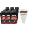 Cyclemax Three Pack compatible with Yamaha Yamalube Golf Car Engine