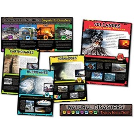 North Star Teacher Resources NST3053 Natural Disasters Bulletin Board Set (Pack of 6)