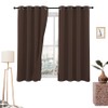 Melocotton Cortinas Blackout 275cm Ancho X 160cm Alto - En