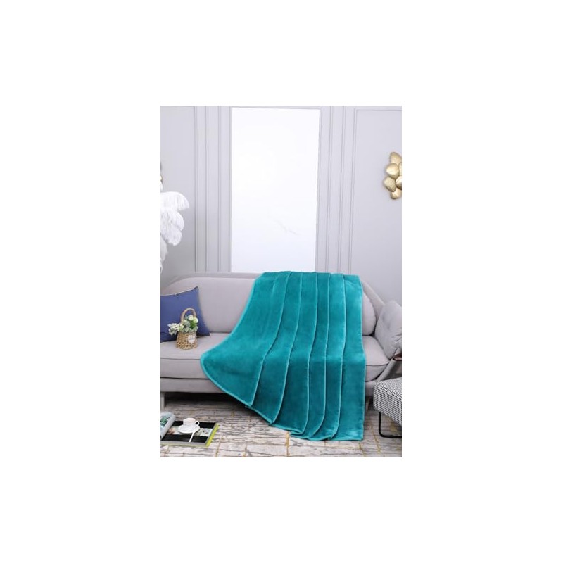 MinkThrows Luxury Super Soft Faux Fur Fleece Blanket Throws for