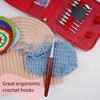 Interchangeable Ergonomic Crochet Hooks Set Inline Beginner Crochet Needles Kit