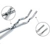 Generic 8 Inches Crucible Tongs Stainless Steel Professional Grade Crucible