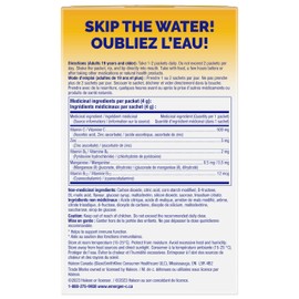 Emergen-C Emergen-C Crystals On-The-Go Immune Support Supplement with Vitamin C, Zinc, B Vitamins & Manganese, Orange Flavour, 24 Packets