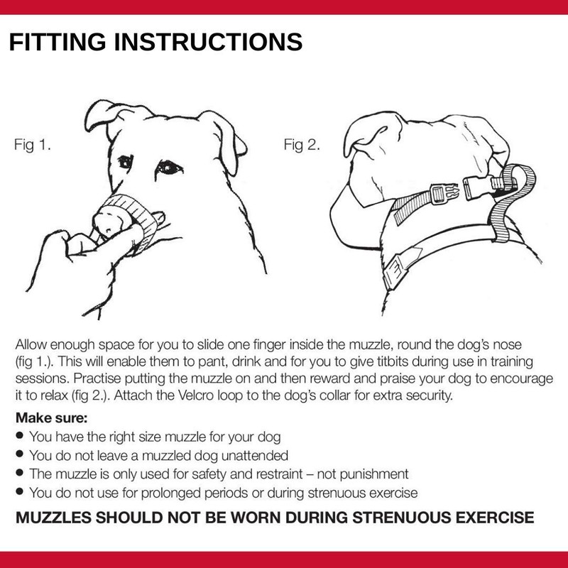 Mikki Dog and Puppy Soft Breathable Nylon Muzzle to Prevent